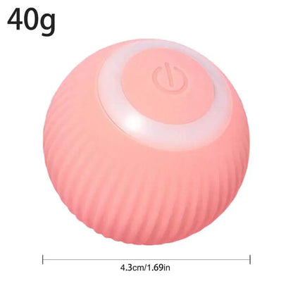 USB Charging Pet Toys Pet Ball Intelligent Avoidance Auto Moving Cat Ball Toy Automatic Rolling Robotic Cat  Kitten Moving Toy