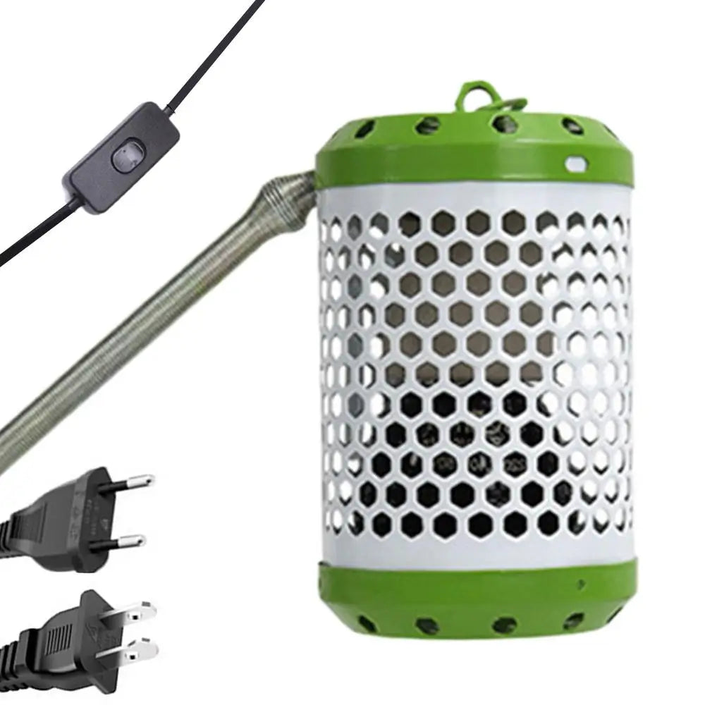 Heat Lamp Guard Reptile Light Anti-Scald Heater Guard Bird Cage Supplies Mesh Cage For Parakeets Chickens Parrots