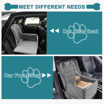 UXCELL Fashion Dog Car Seat Cover for Back Seat Dog Beds Mats Waterproof Dog Hammock for Car SUV Truck Pickup