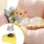 Catnip Cheese Balls Cheese Shape Rotatable Teeth Grinding Toy Catnip Balls Nutrition Supplement Interactive Toy Convex Texture