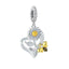 New 925 Sterling Silvering Butterfly Bees Bird Charm of ley 925 Chain Beaded Fit Original Pandora Bracelet DIY Ladies Jewelry