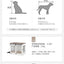 Unipaws sliding door cage high-end furniture wind pet cage medium and large dog house