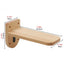 Wall Mounted Cat Climbing Shelves Cat White Hammock with Ladder or Scratching Post or Jumping Platform Set for Kittens Sleeping