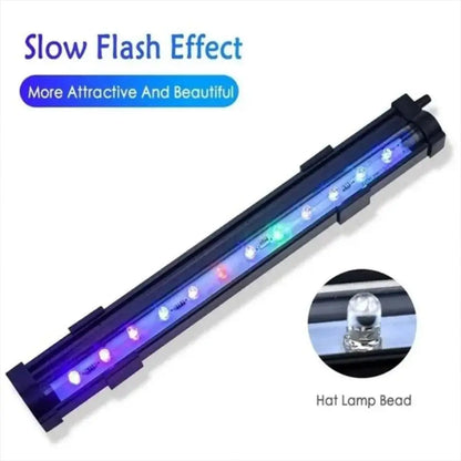 Fish Tank LED Bubble Light Colorful Light With Aquarium Remote Control Color Changing Bubble Light LED Diving Light Fish Tank