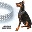 Dog Choker Collar No Pull Dog Collar Martingale Collar Seamless Die-Casting Three Row Chain Dog Collar for Dogs Training Walking