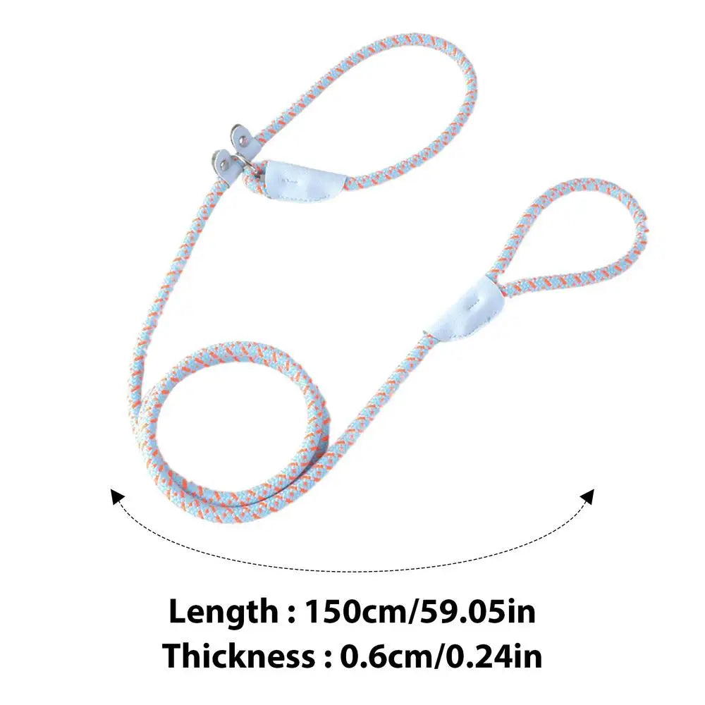 Dog Leashes Nylon Pet Leashes Heavy Duty Rope Leashes Mountain Climbing Rope Dog Leashes For Any Pets Playing Camping Beach Lake