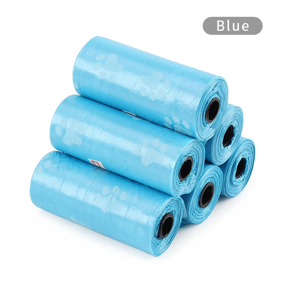 10 Roll Pet Dog Poop Bags Dispenser Collector Garbage Bag Puppy Dog Poop Scooper Bags for Dogs Cat Outdoor Cleaning Pet Supplies
