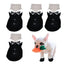Dog Paw Socks Anti Slip 4pcs Non-slip Dog Snow Socks Small Machine Washable Dog Paw Protectors For Workout Walking Exercising