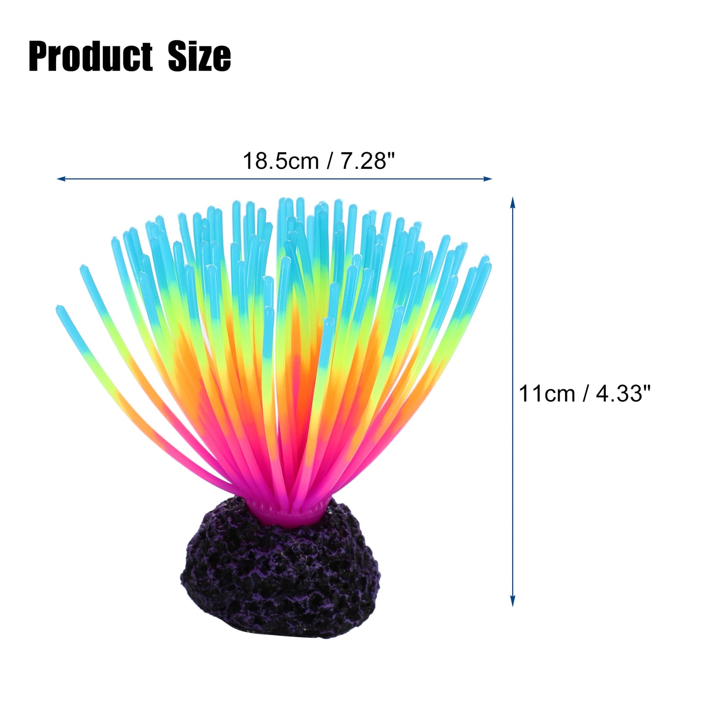 UXCELL Silicone Luminous Plants Glowing Simulation Coral Aquarium Artificial Fluorescence Deco Ornament Fish Tank Accessories
