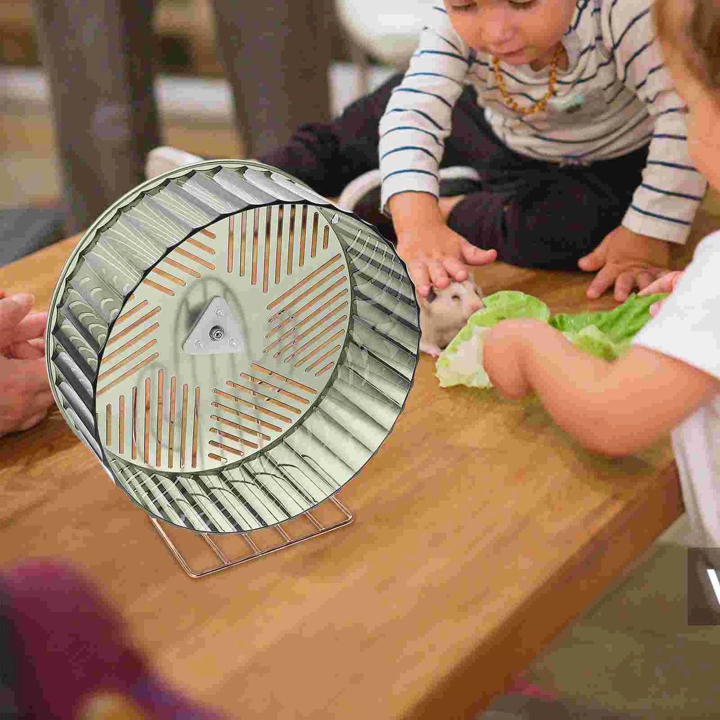 Wheel Hamster Silent Exercise Chinchilla Inch Quiet Running Rat Hedgehog Animal Wheels Saucer Toy Cage Exercising Gerbil Animals