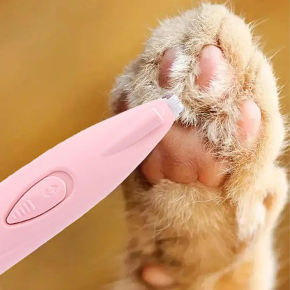 Smart LED Light Pet Electric Shaver Nail USB Charging Anti-Pinch Foot Protection Device Cat Dog Claw Trimmer Efficient