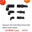 Black  Aquarium Suction Cup Air Tube Holder Sucker for Fish Tank Pump Oxygen Air Tube Fixing Clip  Aquarium Accessories 5pcs