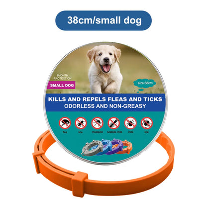 38cm 70cm Retractable Deworming Dog Cat Collar Pet Anti Flea Ticks Collar Repellent Mosquito Pet Collars for Cats Dogs Products