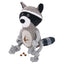 Dog Plush Toy Spot Plush Stuffed Raccoon Pet Toy With Food Leakage Function Interactive Sounding Dog Toy Fleece Squeak Toys