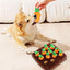 Squeaky Dog Toy Interactive Enrichment Dog Game 12 Carrots Snuffle Mat Carrot Farm Vegetable Squeaky Toy Pet Supplies Puzzle