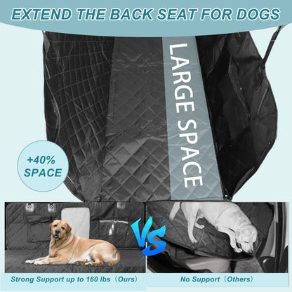 UXCELL Dog Car Seat Cover for Back Seat Cationic Fabric Dog Beds Mats Waterproof Hammock Nonslip Washable Pets Beds Mats
