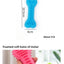 1PC Pet Chew Toy Soft Rubber Bite-resistance Bone Shape Teeth Grinding Chewing Toys for Small Dogs Training Pet Supplies