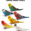 Simulated bird parrot children's ornament toy