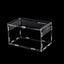 Reptile Terrarium Transparent Reptile Breeding Carrier Lightweight Acrylic Large Feeding Tarantula Habitat Box For Small Animals