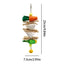 Bird Chew Toys Parrot Teething Toy Cuttlefish Bone Chewing Toys Braided Carrots Molar Stone Cultivate Foraging Instincts Molar