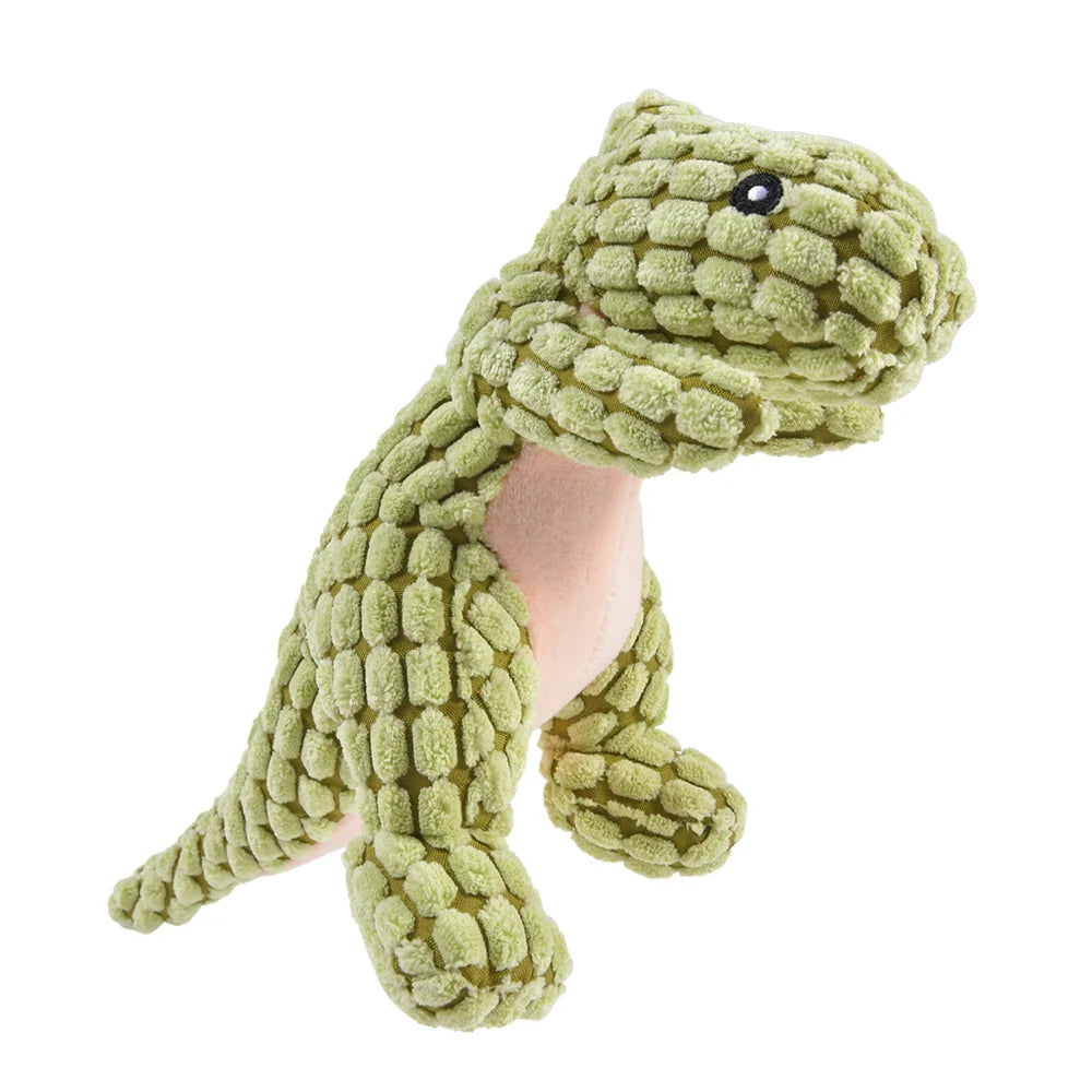 Pet Dog Squeaky Plush Dinosaur Toys Interactive Dog Chew Toys Plush Stuffing Pet Supplies Small Dog Chew Molar Toys