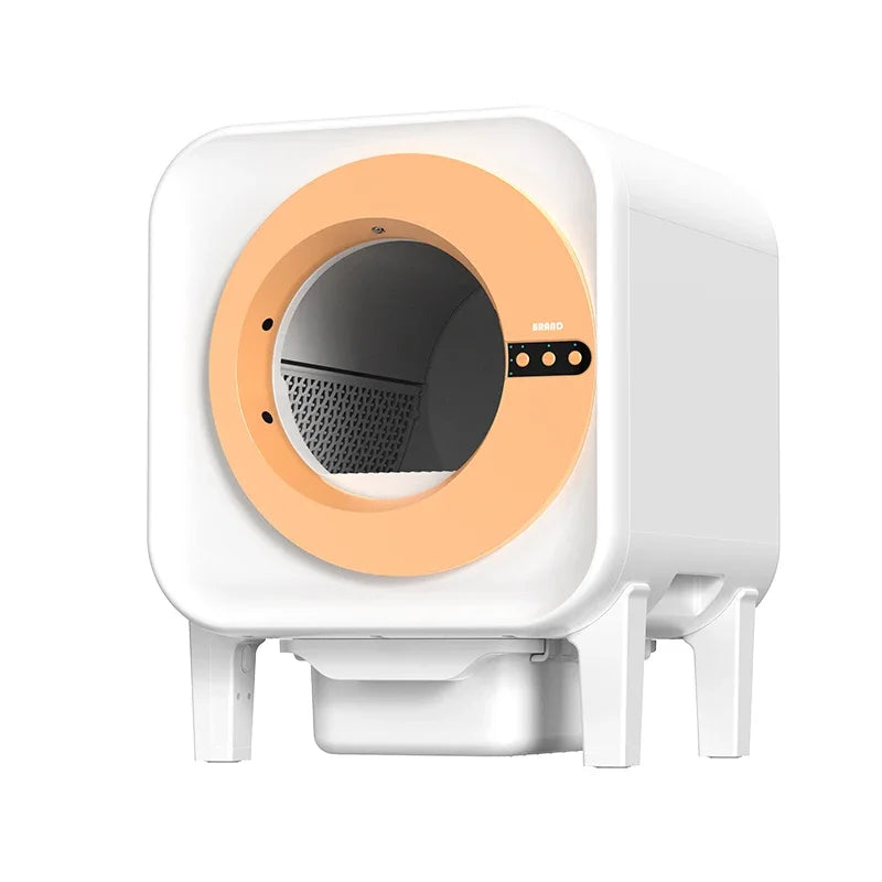 Mascotas accesorios Extra Large Smart Cat toilet Low Noise Automatic Cleaning Cat Litter Box with App Remote Control