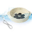Heated Pet Water Bowl Outdoor Pet Heated Waterer 15W Thermostatic Control Ceramic Travel-Friendly Anti-slip Heated Pet Bowl