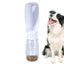 Dog Travel Water Bottle Puppy Water Bowl with Food Container Water Dispenser Foldable Pet Water Bottle Dog Water Bowl Portable