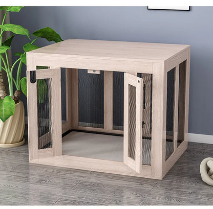 Yut four seasons universal wooden kennel cat litter pet litter indoor wild kennel large, medium and small dog kennel cat house