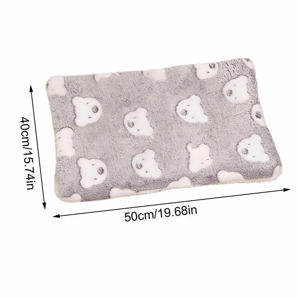 Cozy Cat Calming Blanket Super Soft And Warm Flannel Pet Blankets Soft And Warm Machine Washable Sleeping Mat For Dogs Cats Cold