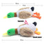 Cute Plush Duck Sound Toy Stuffed Squeaky Animal Squeak Dog Toy Cleaning Tooth Dog Chew Rope Toys Pet Dog Accessories Toys