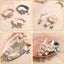 Cat Collar with Bells Flower Breakaway Adjustable Floral Flower Bowtie Collars Cute Collar Cat Accessoreis Pet Supplies