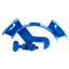 1Pc Blue Aquarium Water Tube Holder Water Pipe Hose Mount Bracket for 8-16mm Pipe Water Tubes Fixed Clip Fish Tank Hose Clamp