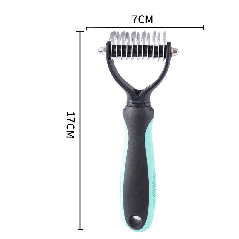 Animal Hair Brush Dog Grooming Brush Pet Hair Remover for Matted Long and Short Curly Haired Cats Pet Supplies Dog Accessories