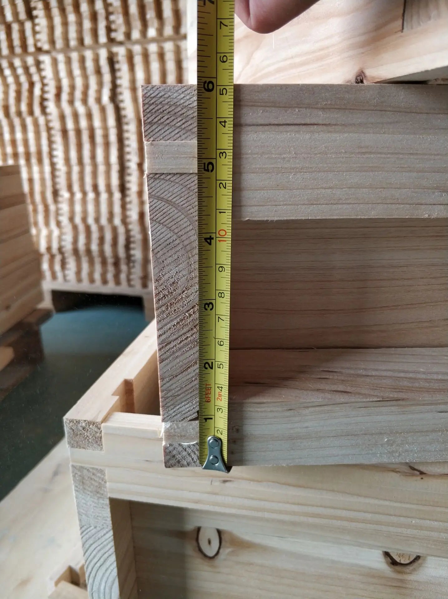 British National Beehive Wooden Honey Bee Box For Bee