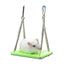 1Pcs  Swing Toy Pet Hamster Toys Hanging Gadget Wooden Cage Accessories Supplies Amuse Mouse Natural Wood Toy for Small Pets