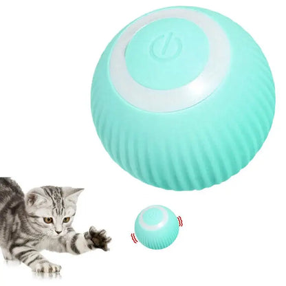USB Charging Pet Toys Pet Ball Intelligent Avoidance Auto Moving Cat Ball Toy Automatic Rolling Robotic Cat  Kitten Moving Toy