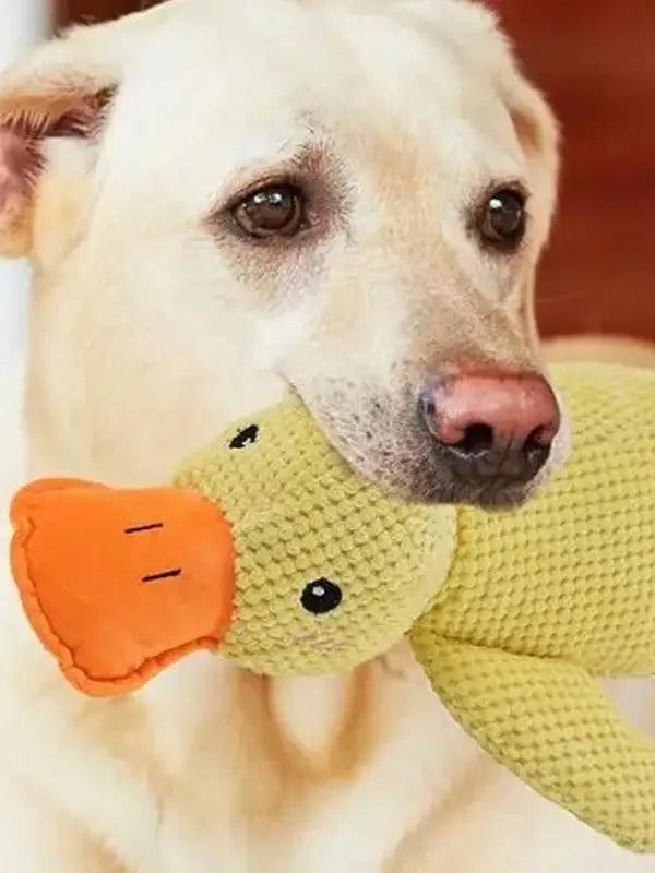 Pet Plush Toy Calming Duck Plush Toy Calming Duck Dog Toy Pet Teeth Cleaning Chew Pillow Toy Puppy Plush Pillow Toy Pet Supplies