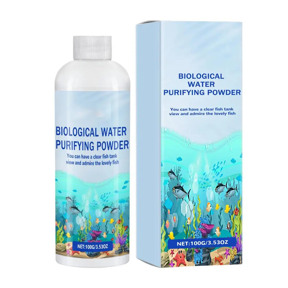 Algae Remover for Fish Tank 100g Aquarium Algae Control Pond Algaecide Aquarium Green Water Cleaner Gentle Fountain Algaecide