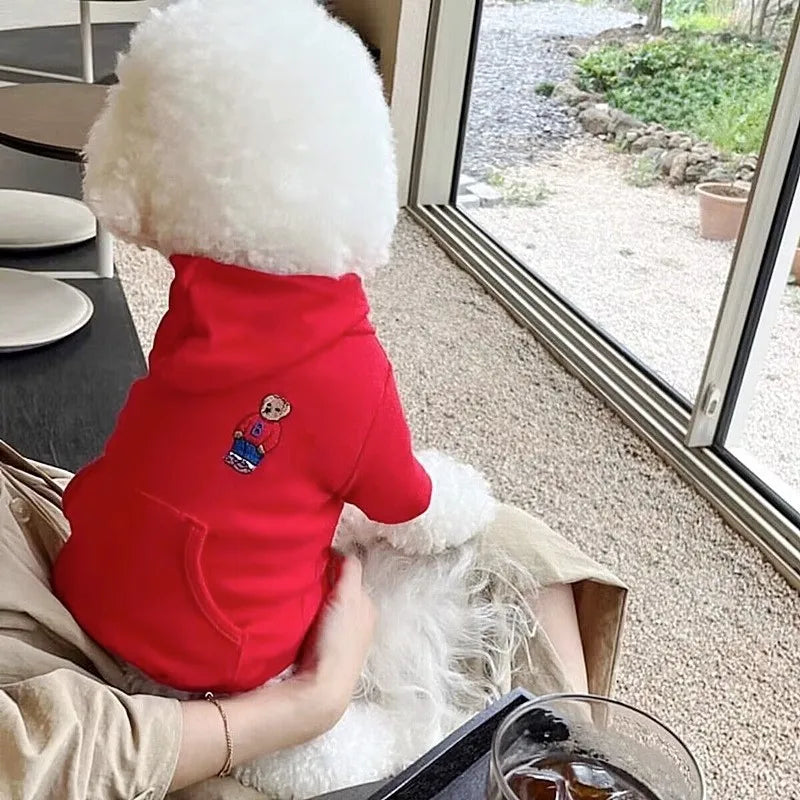 Luxury Dog Clothes Thin Dog Hoodies for Small Dogs Pet Dog Coat Leisure Dog Pullover Chihuahua Poodle Bichon Puppy Cat Apparel