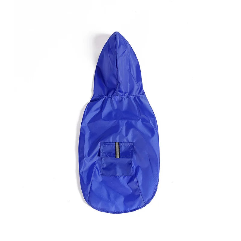 Big dog raincoat reflective waterproof windproof hooded raincoat large dog clothing outdoor raincoat  dog clothing jacket