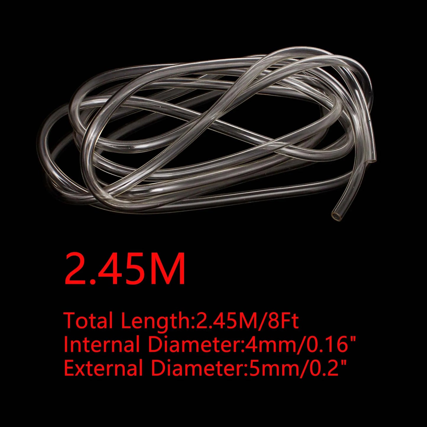 UXCELL Aquarium Silicone Tube Hose Connector ID 4mm Flexible Pipe Water Hose Connector Pump Parts Tools Fish Tank Accessories