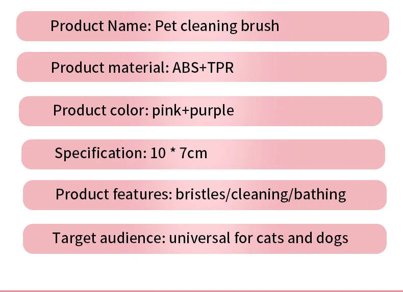 Colored Pet Steam Beauty Comb Cleanable Floating Hair Remove Tangled Hair No Need To Take A Shower Universal For Cat And Dog
