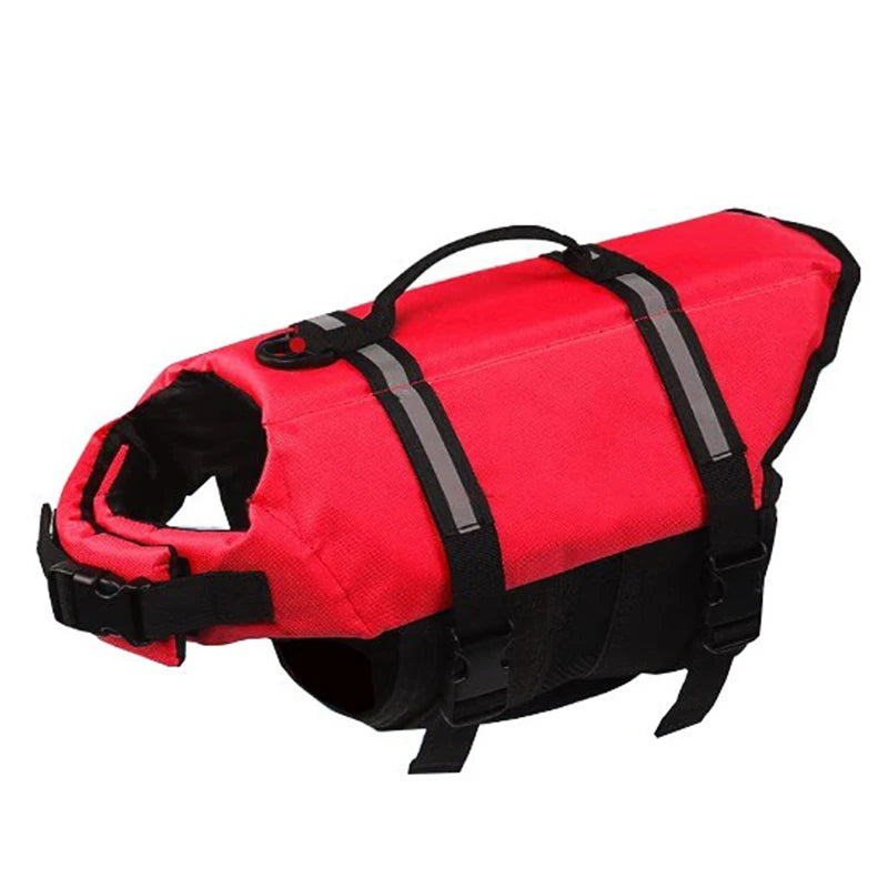 Large Medium Pet Dog Life Jacket Oxford Floating Husky Summer Pet Supplies Quick Drying Seaside Safety Exercise Dog Swimsuits