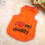 Cute Paw Printed Heart Love Design Small Dog Vest Clothes Summer Spring TShirts For Dogs Costume Puppy Dog Accessories Chihuahua