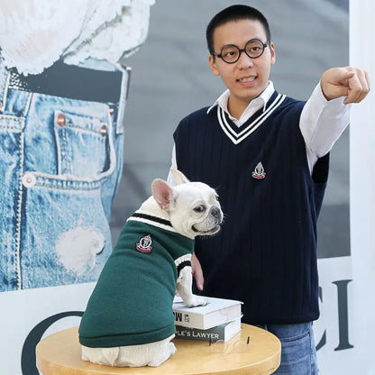 Winter Dog Fleece Sweaters For Large Medium Little Dogs Warm Small Dog Clothes Korea For French Bulldog Chihuahua Cute Pug York