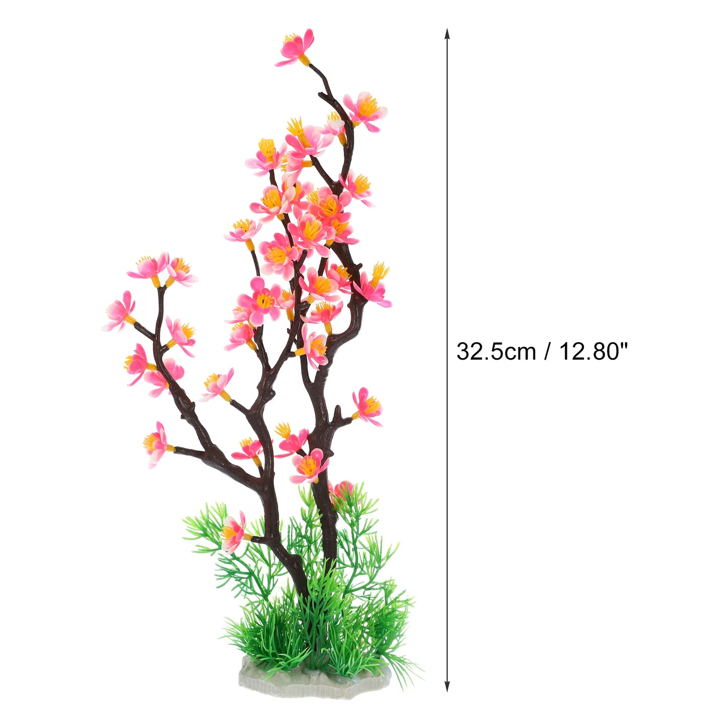 UXCELL Artificial Plants Grass Aquarium Plastic Water Weeds Ornament Fish Tank Flower Plants Tree Decoration Accessories