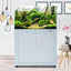 450L 119Gallon CADE Glass Aquarium Marine Fish Tanks With Cabinet