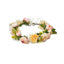 Adjustable Elegant Dog Wedding Flower Collar for Medium Large Dogs Cats, Pet Wedding Photo Props Costume Accessories
