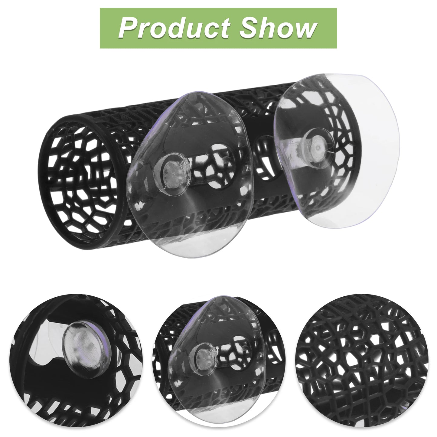 UXCELL Fish Tank Betta Fish Tube Tunnel with Holes Betta Fish Cave Tunnel for Shrimp Reptiles Amphibians Habitat Decoration